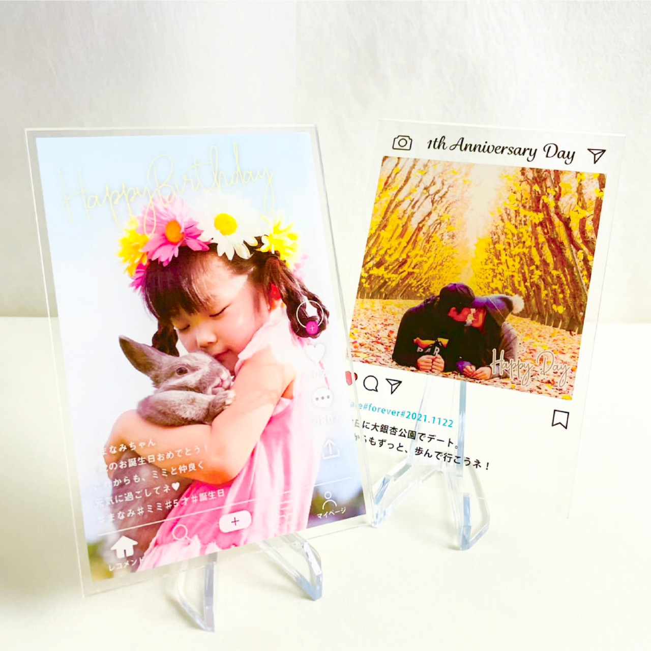 インスタ風アクリルスタンド（Mサイズ）