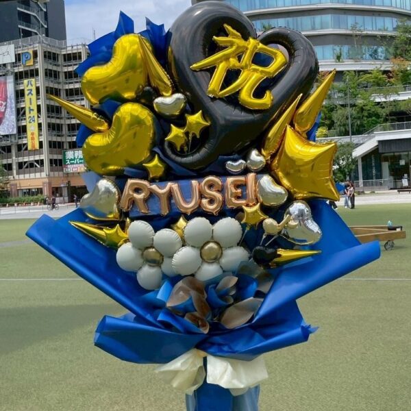 祝ハートギガバルーンブーケ（200サイズ）