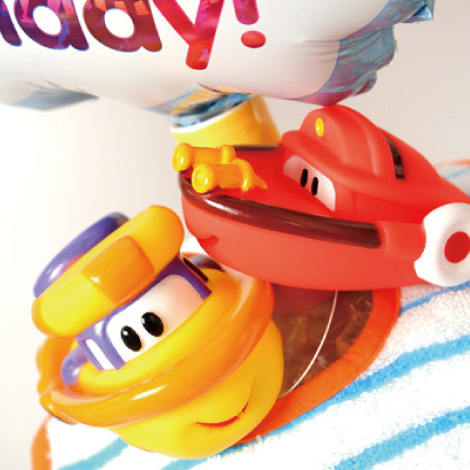 カーズのおむつケーキイメージ