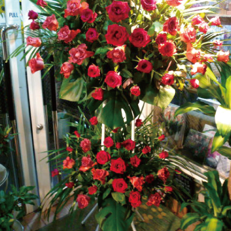 2段式選べるバラスタンド花イメージ