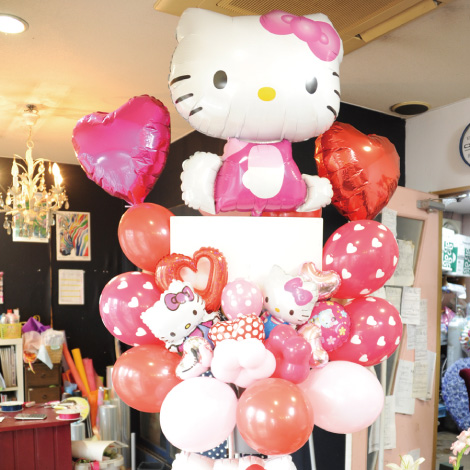 バルーンスタンド花イメージ