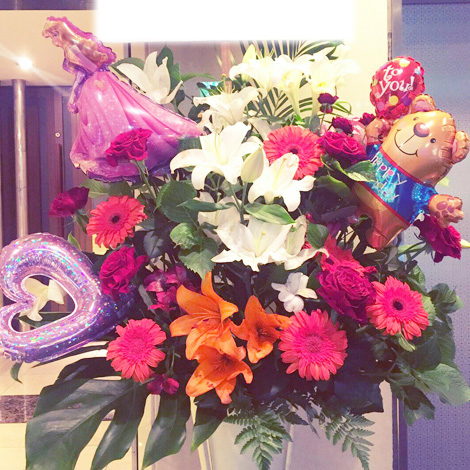 スティック入りベーシックスタンド花イメージ