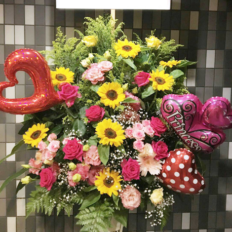 スティック入りベーシックスタンド花イメージ