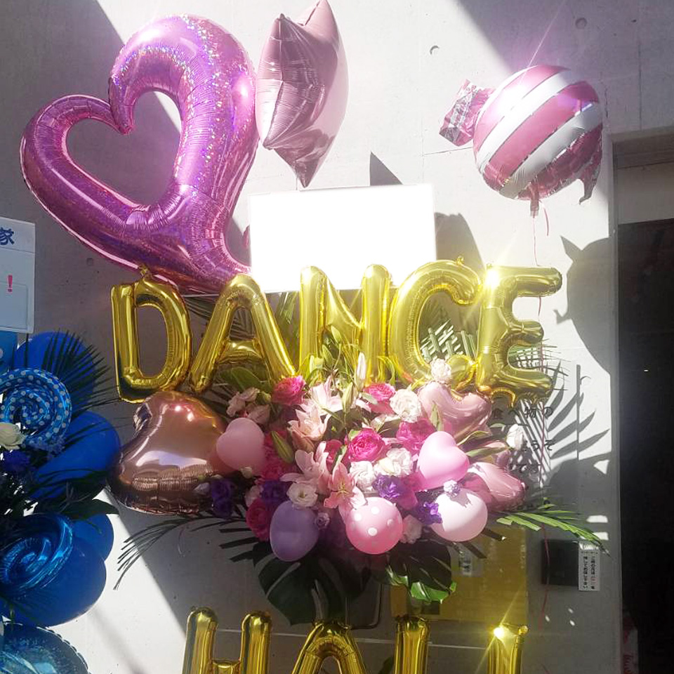 メッセージ付きスタンドイメージ