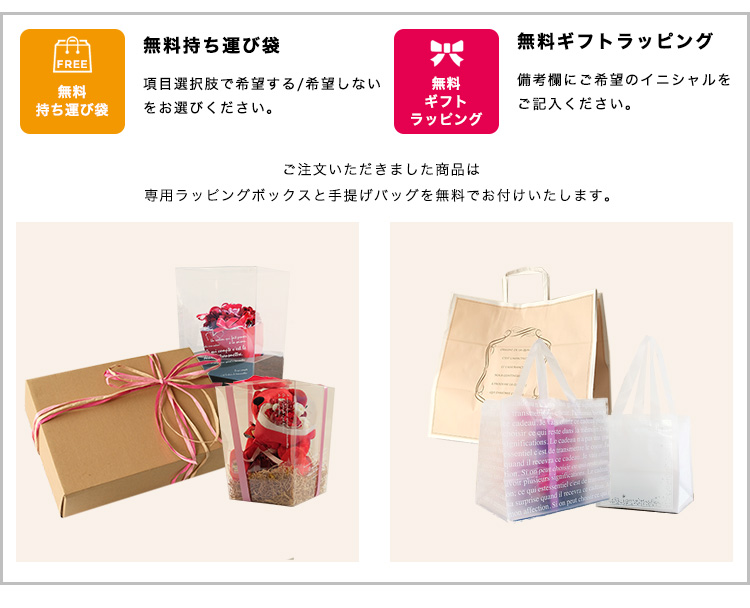 プリザーブドフラワー ガラスの靴 商品の特徴