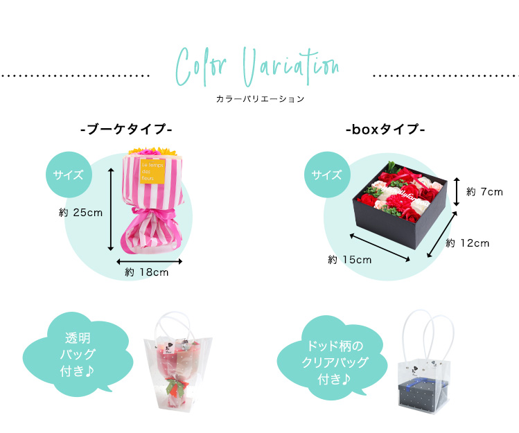 ソープフラワー＆シャボンフラワーイメージ 商品の特徴