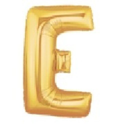 文字バルーン（ゴールド）『E』