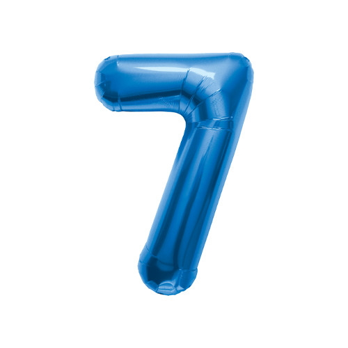 文字バルーン（ブルー）『7』