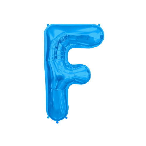 文字バルーン（ブルー）『F』