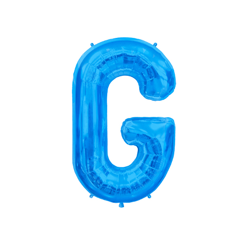 文字バルーン（ブルー）『G』