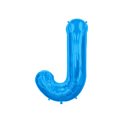 文字バルーン（ブルー）『J』