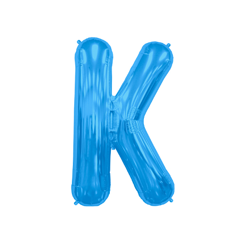 文字バルーン（ブルー）『K』