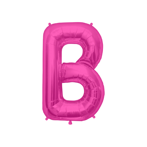 文字バルーン（ピンク）『B』