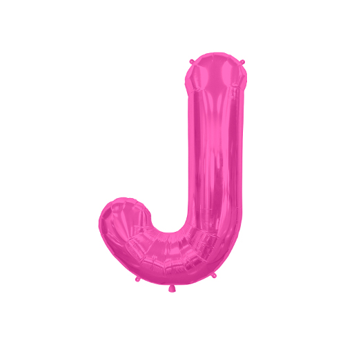 文字バルーン（ピンク）『J』