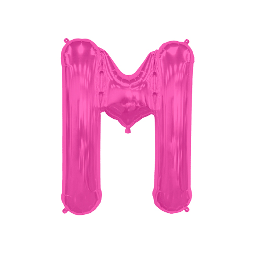 文字バルーン（ピンク）『M』