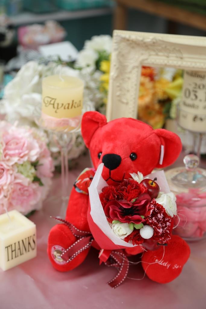 ハッピーカラーベアー（レッド）