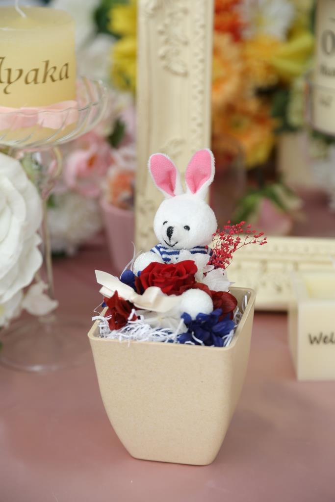 ポップミニラビット（ホワイト）