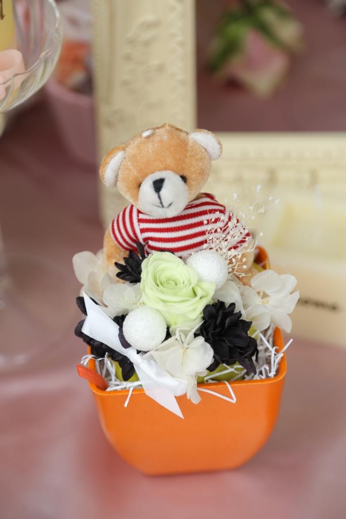 ポップミニラビット（ベージュ：ボーダー）