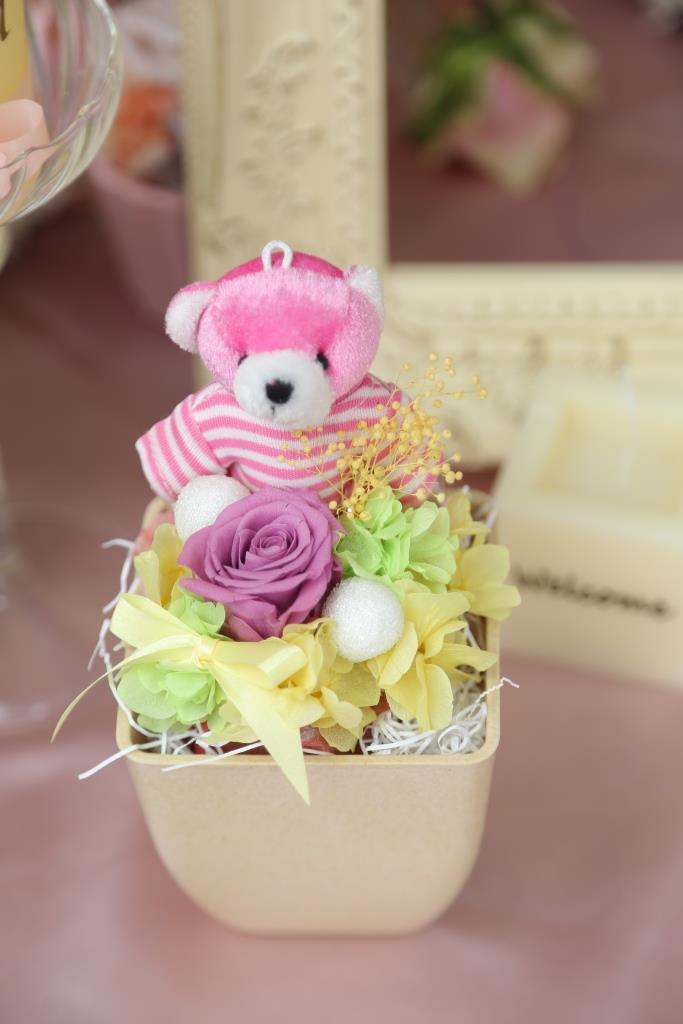 ポップミニラビット（ピンク：ボーダー）