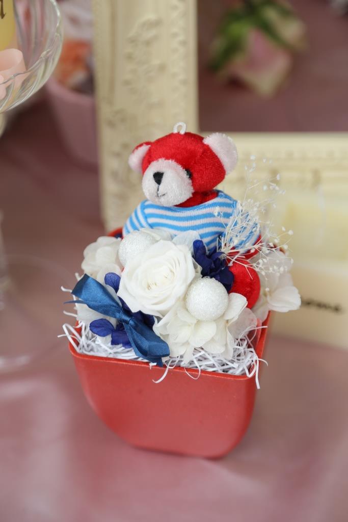 ポップミニラビット(レッド：ボーダー）