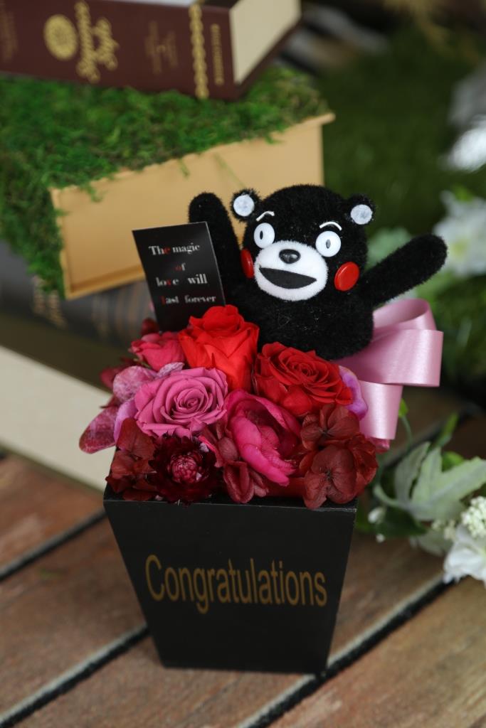 メッセージくまモンアレンジ（レッド）